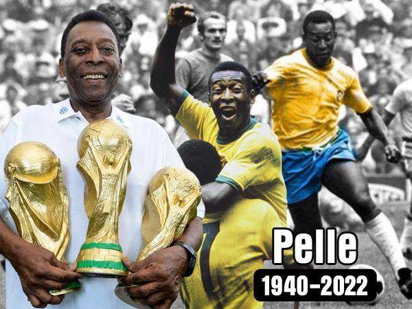 Vua bóng đá Pele 3 lần đoạt cúp vô địch World Cup
