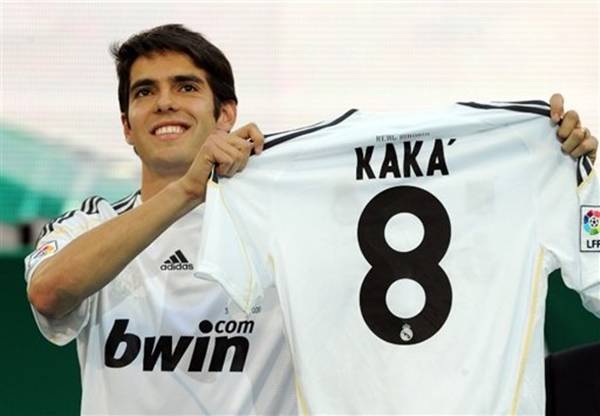 Số áo Kaka ở Real Madrid Số áo Kaka ở Real Madrid
