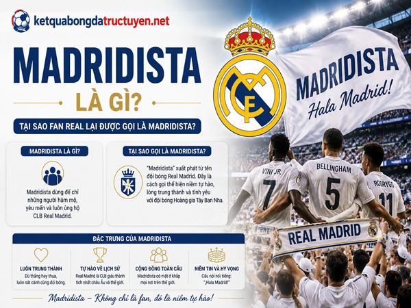 Madridista là gì? Tại sao fan Real lại được gọi là Madridista?